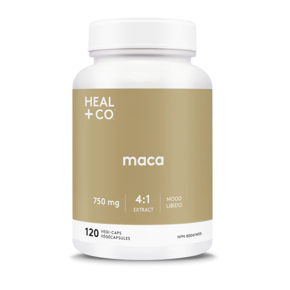 Heal+Co Maca 120 capsules Heal+Co Top Nutrition Canada