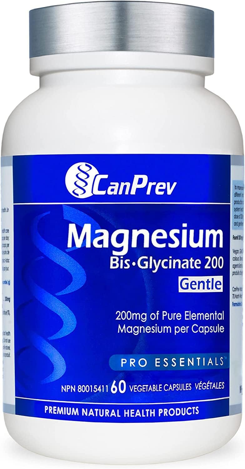 CanPrev Magnesium Bis-Glycinate 200 Gentle (60 capsules)