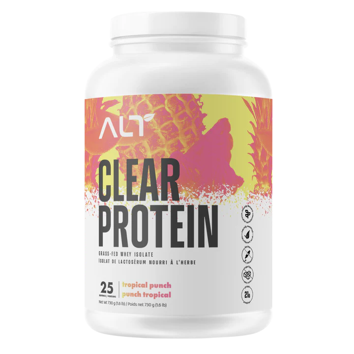 ALT Clear Protein Grass Fed Whey Isolate 25 servings ALT Top Nutrition Canada