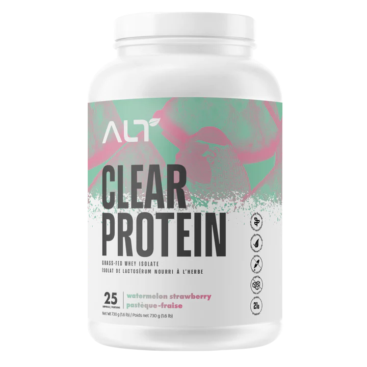 ALT Clear Protein Grass Fed Whey Isolate 25 servings ALT Top Nutrition Canada