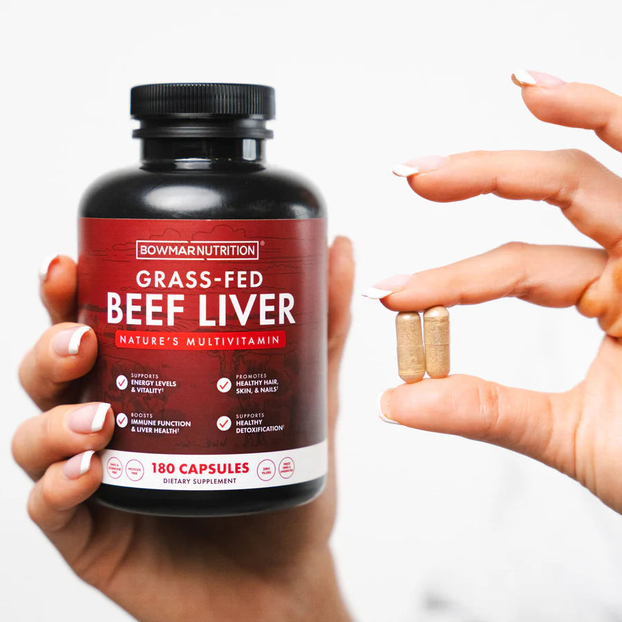 Bowmar Nutrition Beef Liver 180 capsules Bowmar Nutrition Top Nutrition Canada