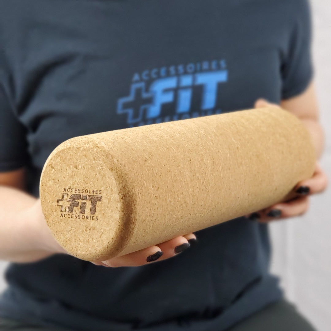 Cork Foam Roller– 100% Natural plusfitnessaccessories Top Nutrition Canada