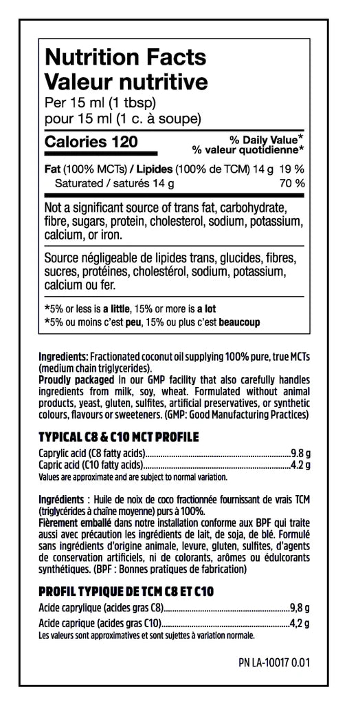 North Coast 100% Pure MCT Oil (473 mL)