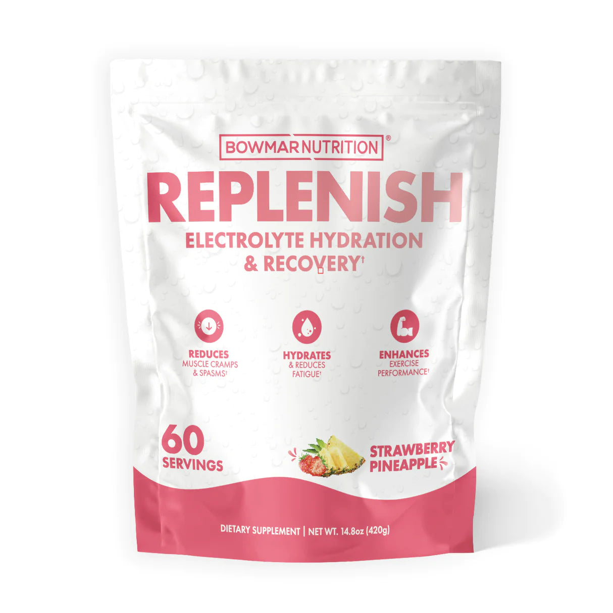 Bowmar Nutrition Replenish Electrolyte Hydration 60 servings Bowmar Nutrition Top Nutrition Canada