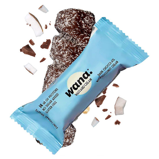 WANA Waffand'Cream "Kinder Bueno" Keto Protein Bars 1 Box of 12 Bars WANA Top Nutrition Canada