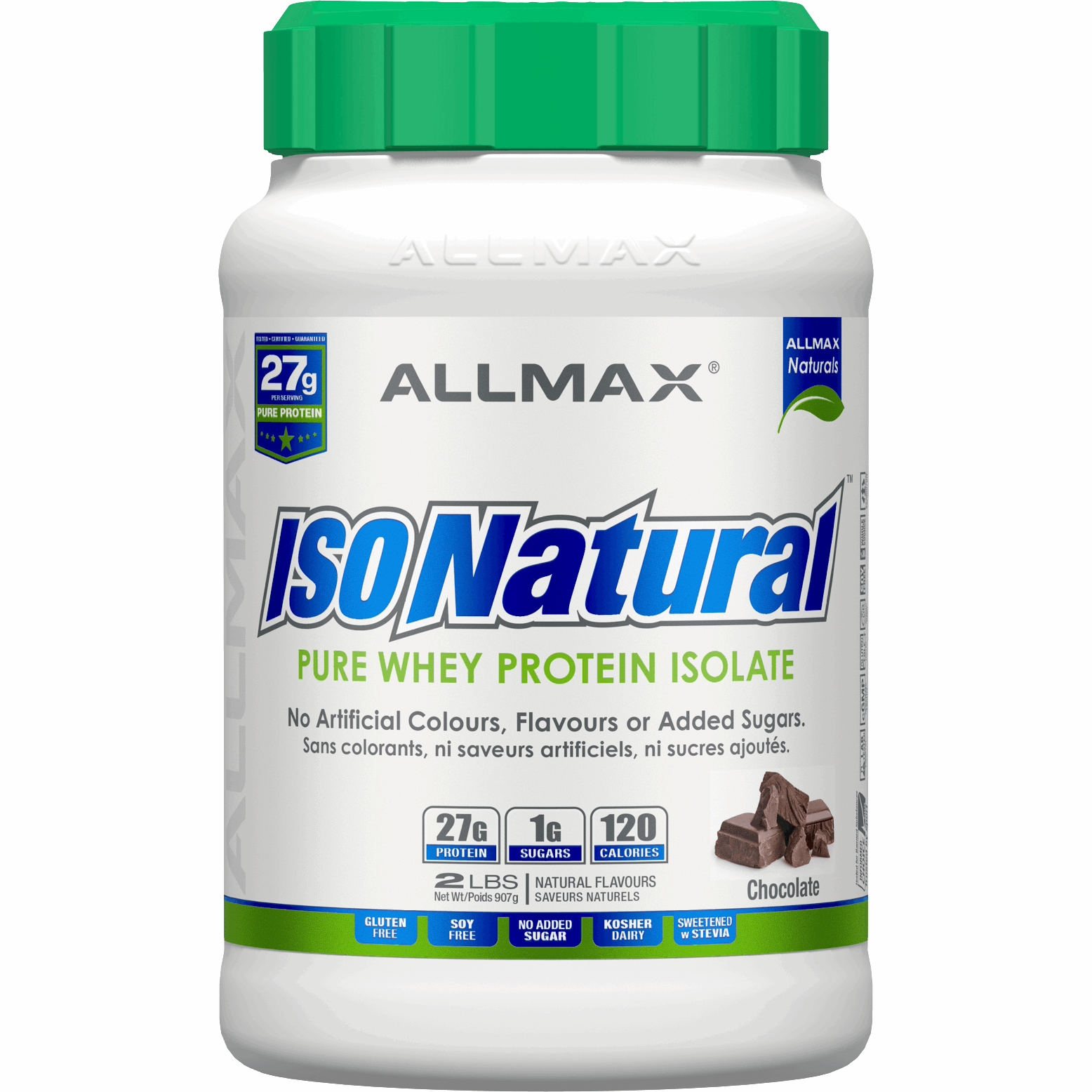 ALLMAX IsoNatural 2 LBS Allmax Nutrition Top Nutrition Canada