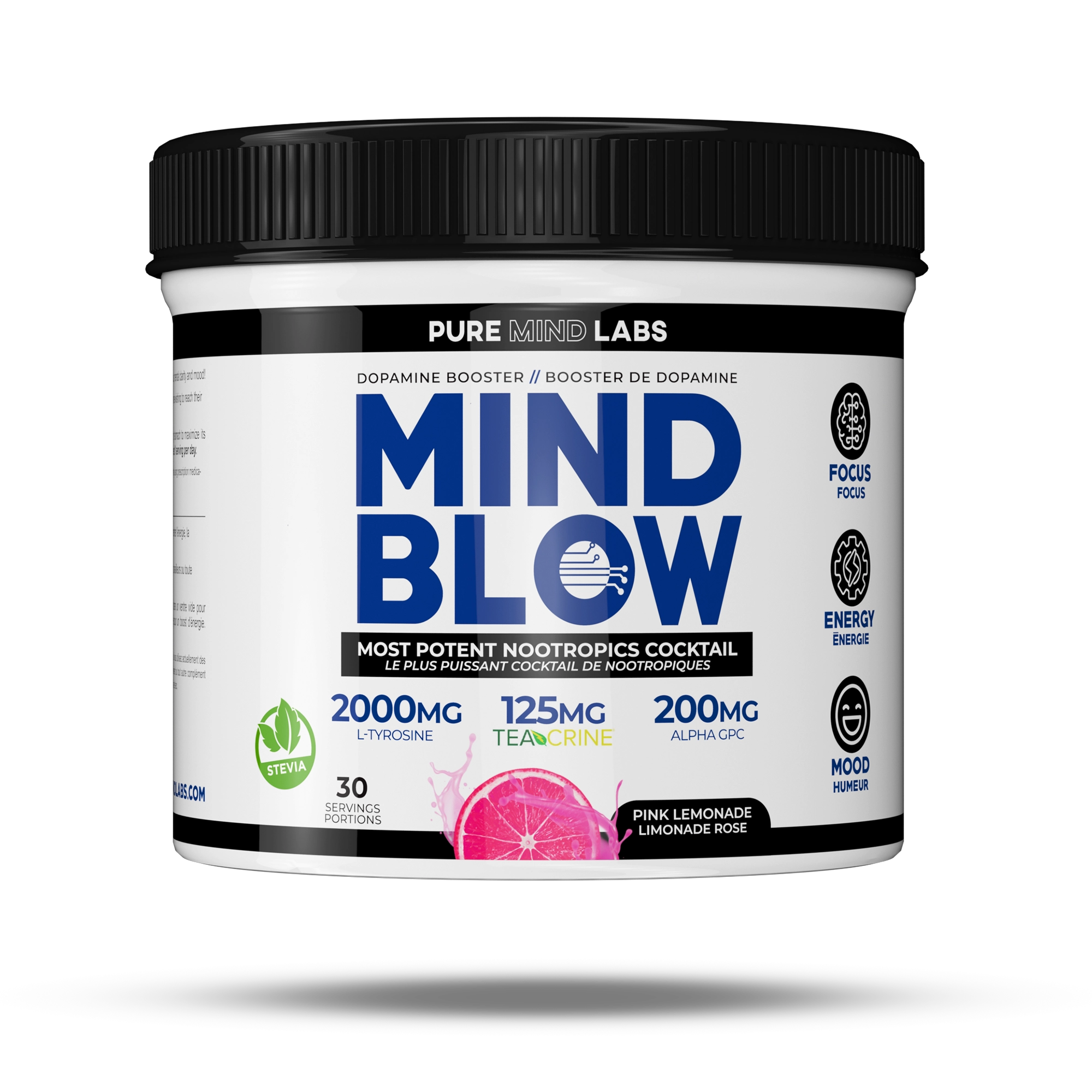 Mind Blow Nootropic Pre-Workout 30 servings Mind Blow Top Nutrition Canada