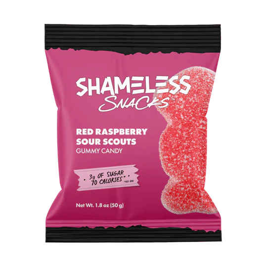 Shameless Snacks Gummy Candy 1 bag Shameless Snacks Top Nutrition Canada