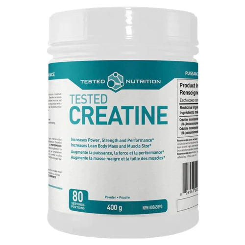 Tested Nutrition Creatine Monohydrate 400g Tested Nutrition Top Nutrition Canada