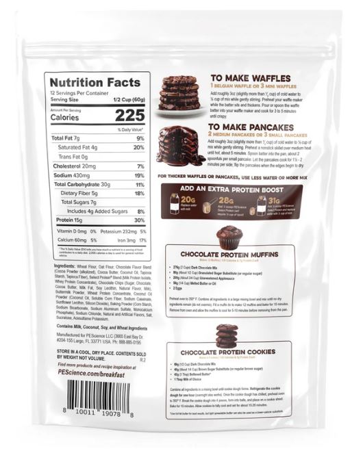 Pescience Pancake & Waffle Mix (12 servings)