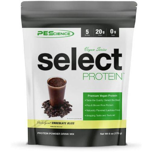 PEScience Select VEGAN Protein TRIAL SIZE 5 servings Top Nutrition and Fitness Top Nutrition Canada