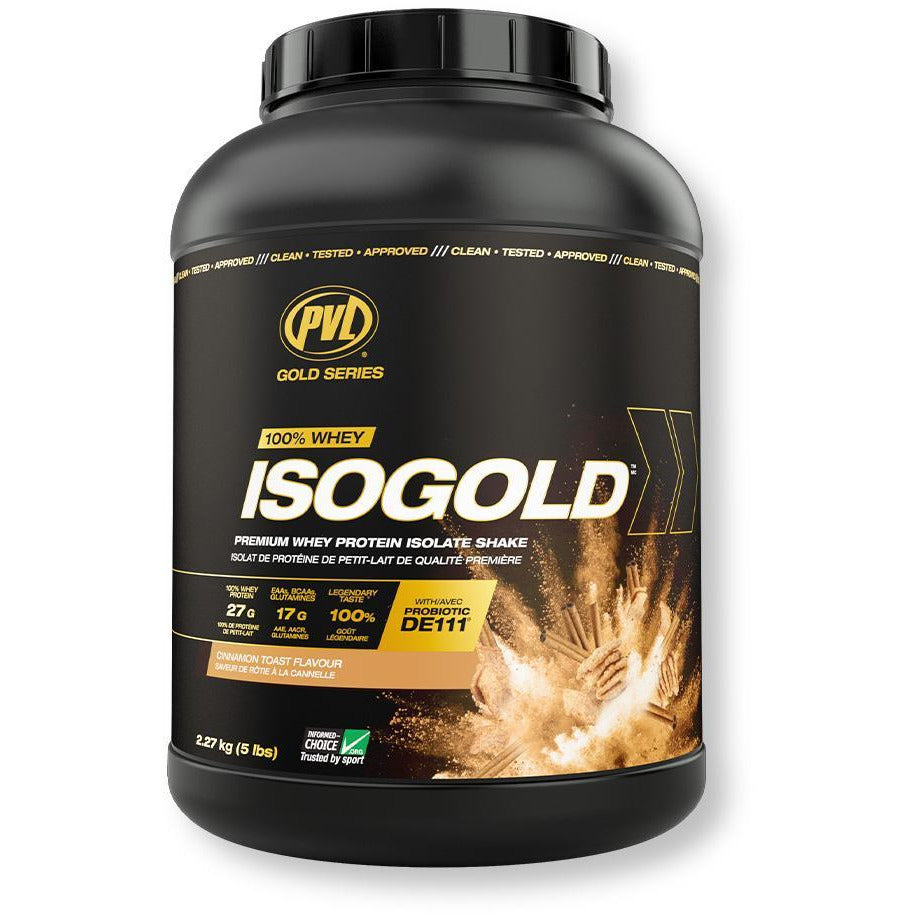 PVL IsoGold Whey Isolate & Hydrolysate 5lbs Pure Vita Labs Top Nutrition Canada