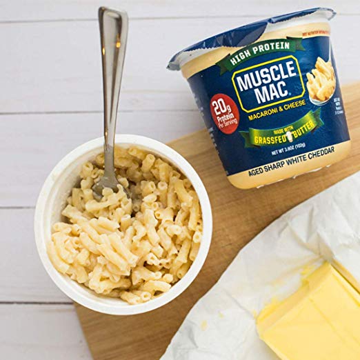 MuscleMac Protein Macaroni and Cheese Single Serve MuscleMac Top Nutrition Canada