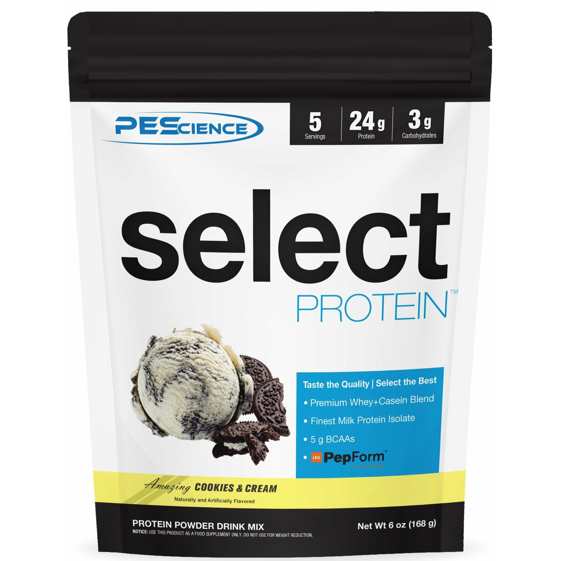 PEScience Select Protein TRIAL SIZE 5 servings PEScience Top Nutrition Canada