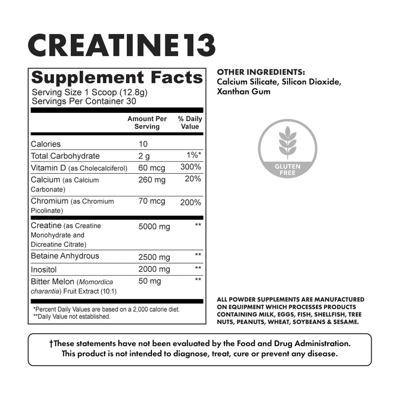 Bowmar Nutrition NEW Creatine 13 30 servings Bowmar Nutrition Top Nutrition Canada