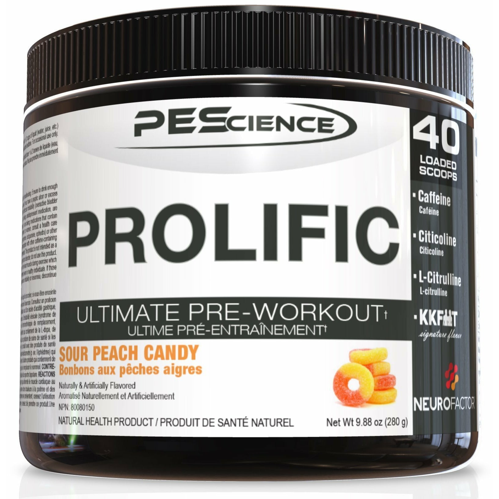 PEScience Prolific Pre-Workout 40 servings PEScience Top Nutrition Canada