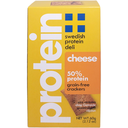 Swedish Protein Deli Grain-Free KETO Protein Crackers 60g Swedish Protein Deli Top Nutrition Canada