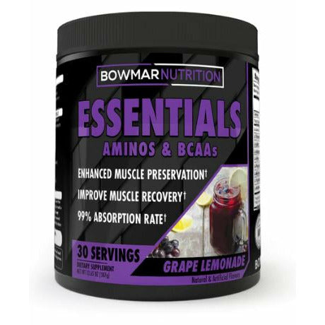 Bowmar Essentials Aminos & BCAA's 30 servings Bowmar Nutrition Top Nutrition Canada